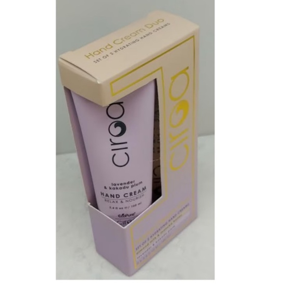 Ciroa, Hand Cream Duo, Almond Milk & Manuka Honey, Lavender & Kakadu plum